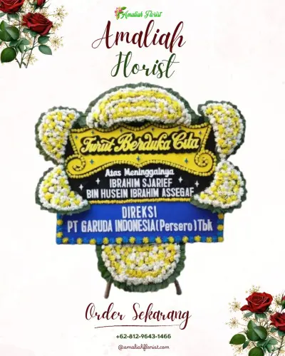 Papan Bunga Duka di Blendung