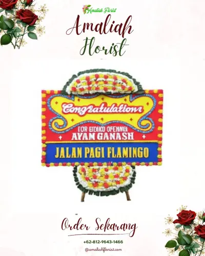 Bunga Papan Congratulation di Blendung